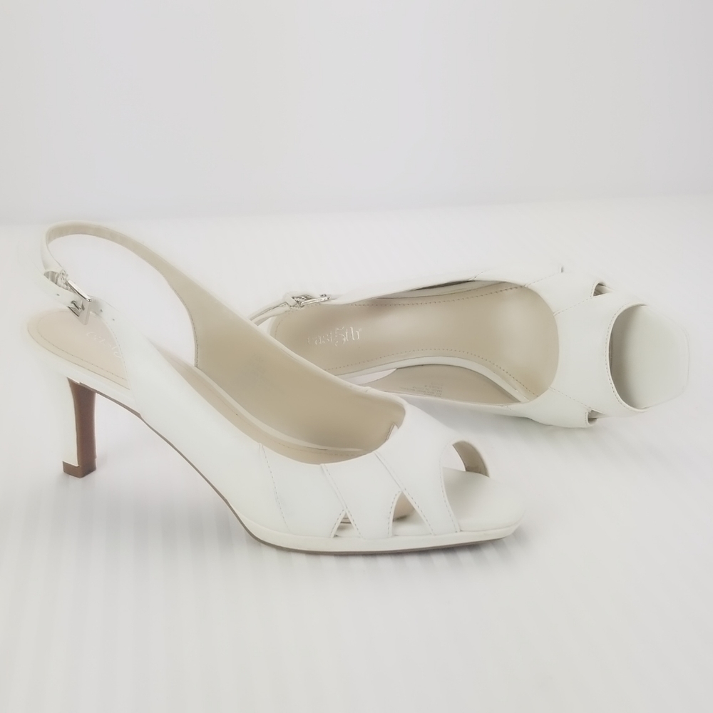 East 5th Ave. White Sandal/Heels Size 7.5 M